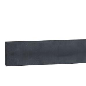 Onderplaat betonschutting antraciet ongecoat 3,5x25x184**