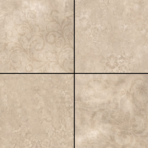 Keramiek op beton Kera Twice Fiammato Taupe Decor 60x60x5
