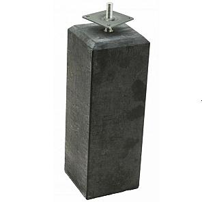 Betonpoer flexibele stelplaat M20 antraciet 18x18x50 cm**