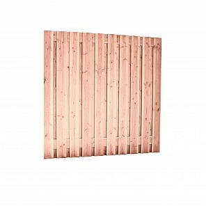 Douglas Scherm (betonschutting) geschaafd 19+2 planks onbehandeld 180x180**