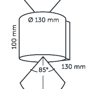 Halo Up-Down Dark 100-230v