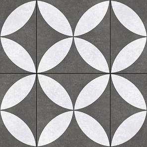 Keramiek op beton CeraSun Flower decor 60x60x4