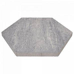 Soft Comfort Zeskant 60/52,5x30x4 cm Grezzo