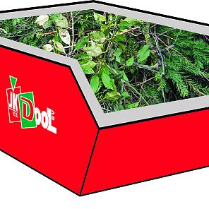 Container plantsoenafval plaatsen