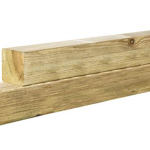 Vuren paal geschaafd