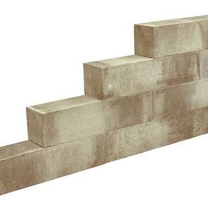 Lineablock Muurelement ongetrommeld Beige 15x15x60**