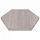 Soft Comfort Zeskant 60/52,5x30x4 cm Ivory
