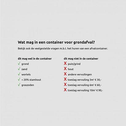 Ruilen 3 m3 container grondafval All-in