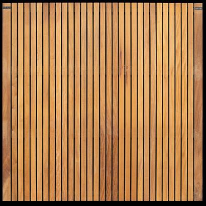 Hardhout black stripes scherm 32 planks 180x180 (NIET LEVERBAAR)