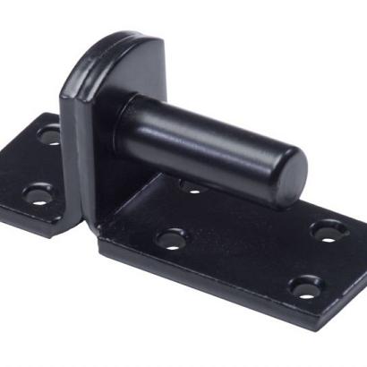 Plaatduim zwart 16 mm