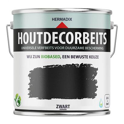Houtdecor dekkend 620 Zwart 2500 ml*