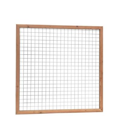 Douglas draadscherm in kader onbehandeld 180x180**