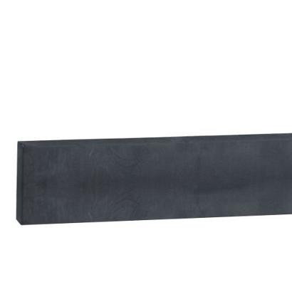 Onderplaat betonschutting antraciet ongecoat 3,5x25x184**