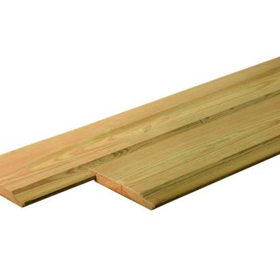 Vuren rabat enkel / dubbelzijdig groen geïmpregneerd 13x1,9x360**