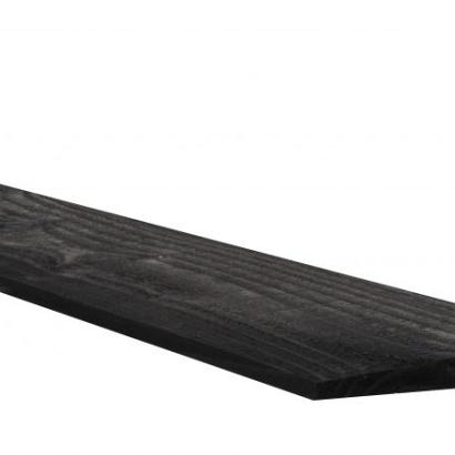 Douglas Zweeds rabat geschaafd zwart geïmpregneerd 1,2-2,7x19,5x300**