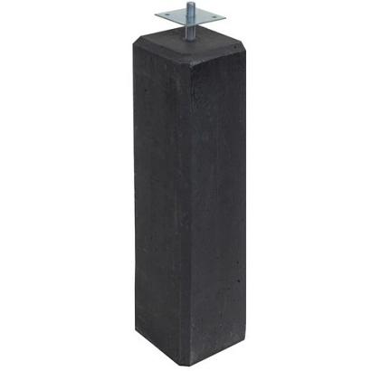 Betonpoer flexibele stelplaat M20 antraciet 15x15x60 cm**