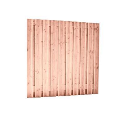 Douglas Scherm (betonschutting) geschaafd 19+2 planks onbehandeld 180x180**