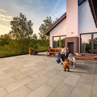 Keramiek op beton CeraSun Palermo Sabbia 40x80x4