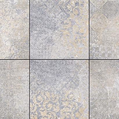 Keramiek op beton CeraSun Catania decor blue 60x60x4