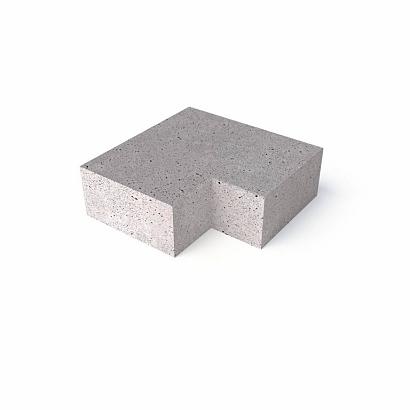 Oud Hollands Traptreden Hoekstuk 90° binnen Antraciet 40x20