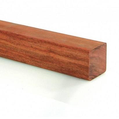 Hardhout paal fijnbezaagd 6x6x305 cm**
