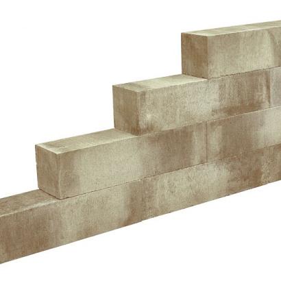 Lineablock Muurelement ongetrommeld Beige 15x15x60**