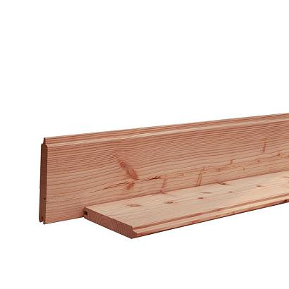 Douglas blokhutprofiel planken geschaafd 2,8x14,5x300 cm**