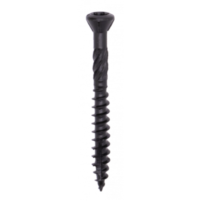 Woodies Schroef RVS zwart potdeksel 5x40 mm** (doos 200 stuks)