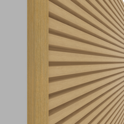 NewTechWood wandbekleding eindprofiel Red Cedar 5 x 5 x 300 cm