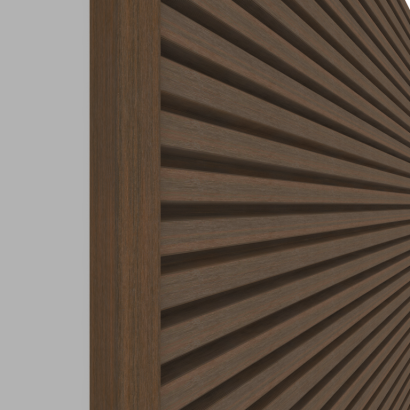 NewTechWood wandbekleding eindprofiel Ipé 5 x 5 x 300 cm