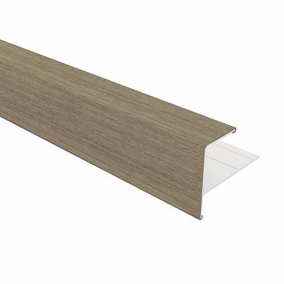NewTechWood wandbekleding eindprofiel Antique 5 x 5 x 300 cm