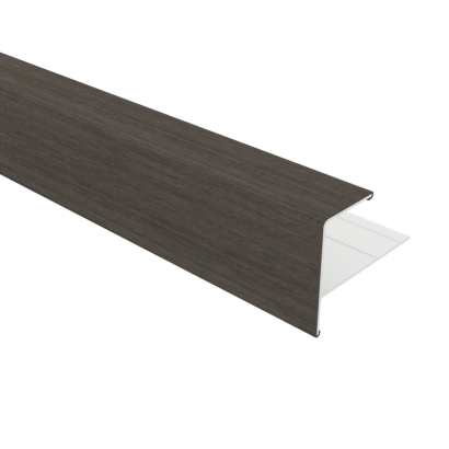 NewTechWood wandbekleding eindprofiel Silver Gray 5 x 5 x 300 cm