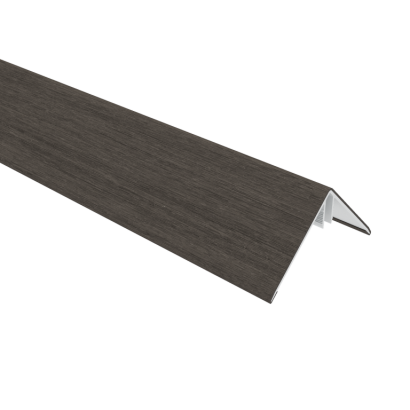 NewTechWood wandbekleding hoekprofiel Silver Gray 6 x 6 x 300 cm