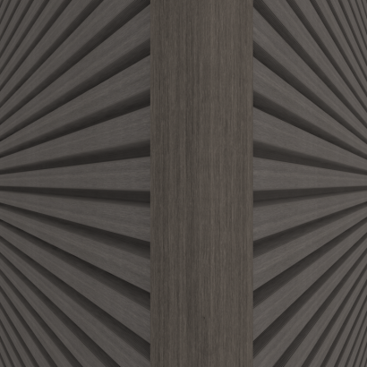 NewTechWood wandbekleding hoekprofiel Silver Gray 6 x 6 x 300 cm