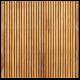 Hardhout black stripes scherm 32 planks 180x180**