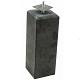 Betonpoer flexibele stelplaat M20 antraciet 18x18x50 cm**