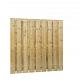 Vuren scherm jumbo 17+3 planks groen geïmpregneerd 180x180**