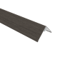 NewTechWood wandbekleding hoekprofiel Silver Gray 6 x 6 x 300 cm